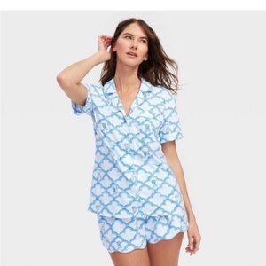 Roller Rabbit x Target Geo Trellis Shorts Pajama Set